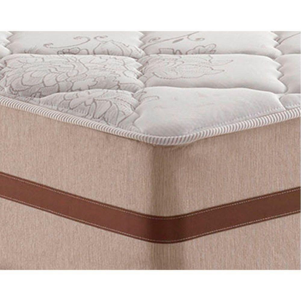 Cama Box Queen Bipartido + Colchão de Molas Ensacadas - Anjos - Classic - 158x198x61cm - Branco - 3