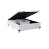 Cama Báu Box Base Casal Sintético Branco - 3