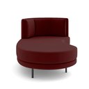 Ver mais imagens de Sofá Chaise Lado Esquerdo Downey Sala de Estar Veludo Vermelho G15 - Gran Belo