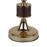 Castiçal Candelabro para Vela Decorativo em Metal Dourado para Mesa - 35x14cm - 5