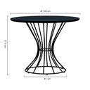 Ver imagem 2 de Mesa de Jantar Fendi Ø100 Preto