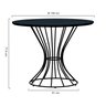 Mesa de Jantar Fendi Ø100 Preto - 2