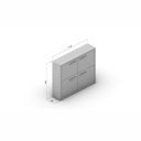 Ver imagem 2 de Sapateira 24 Pares 4 Portas 110cm Valência Politorno Móveis