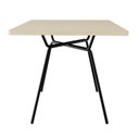 Ver imagem 3 de Mesa de Jantar Quadrada 90cm Barcelona Bege/Ciliegio