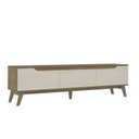 Ver imagem 4 de Rack com Painel para TV para 75 Polegadas MDF/MDP 183cm x 185,5cm Yescasa Pinho Off White Liverpool