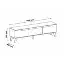Ver imagem 6 de Rack com Painel Ripado para TV até 75 Polegadas com LED MDF 185,5cmx183cm Impressão Ripada 3D Liverpool