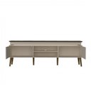 Ver imagem 7 de Rack com Painel para TV 75 Polegadas com LED Ripado MDF 245,5cm x 185,6cm Yescasa Pinho/Off White