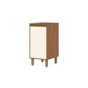 Ver imagem 1 de Balcão 01 Porta 40cm com Tampo Venaly C581 Cinamomo Off White - Henn