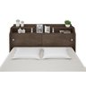 Cabeceira para Box Casal Queen 1,58 Chocolate Elisa Framar - 4