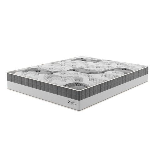 Colchão Queen Yescasa Espuma 34cm 1,98m 158cm Ortopedico Zady Cinza/Grafite