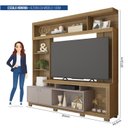 Ver mais imagens de Estante para TV e Home Theater até 55 Polegadas 210CMX207,2cm 2 Portas Formosa Marrom