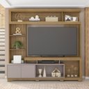 Ver imagem 1 de Estante para TV e Home Theater até 55 Polegadas 210CMX207,2cm 2 Portas Formosa Marrom