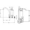 Torneira Cozinha Parede com Filtro Abs ¼ Volta Stilo Esteves Vtf700cwb - 2