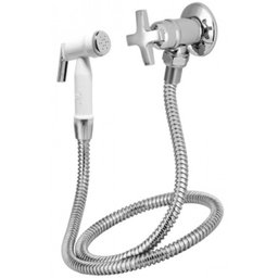 Ducha Higiênica com Registro sem Derivação 1984 ¼ Volta Alfa C34 Cromado Esteves VAB280CWB Cinza Estemetal - 1 Ducha Higiênica com Registro sem Derivação 1984 ¼ Volta Alfa C34 Cromado Esteves VAB280CWB Cinza Estemetal - 1