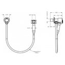 Ver imagem 2 de Ducha Higiênica com Registro sem Derivação 1984 ¼ Volta Alfa C34 Cromado Esteves Vab280cwb