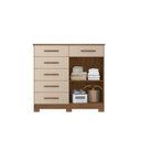 Ver imagem 2 de Cômoda 2 Portas 6 Gavetas Xangai