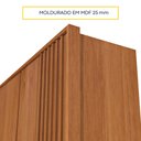 Ver imagem 7 de Guarda Roupa Casal Ripado 6 Portas 6 Gavetas 275cm Yescasa Marrom/Cinamomo
