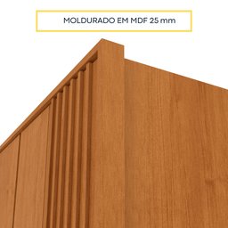 Guarda Roupa Casal Ripado 6 Portas 6 Gavetas 275cm Espresso Móveis  - 9