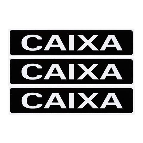 Combo 6 Placas De Sinalização Caixa 30x7 Acesso - A-401 F9e