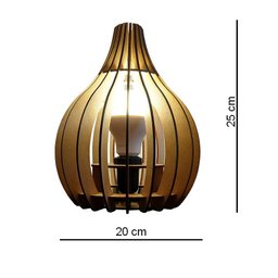 Luminária Abajur de mesa Capadócia mod. Gota - 3