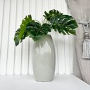 Ver imagem 2 de Decoração sala vaso centro de mesa cinza claro c/ planta