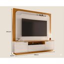 Ver imagem 5 de Estante Nilo 2 Portas 1 Gaveta 1 Prateleira MDP 200cm Off White Madetec