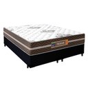 Ver imagem 1 de Cama Box Casal Bipartido Suede + Colchão Molas Ensacadas Texas Prime Colchões 138cm - Suporta At