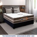 Ver imagem 2 de Cama Box Casal Bipartido Suede + Colchão Molas Ensacadas Texas Prime Colchões 138cm - Suporta At
