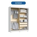 Ver imagem 6 de Guarda-Roupa 2 Portas de Correr 2 Gavetas Rudá Branco/Duna