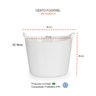 Balde Flexivel Cesto Multiuso Branco Roupa Brinquedos 42l - 2
