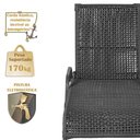 Ver imagem 4 de 2 Espreguiçadeiras Reclinavel Catar Preto Corda Nautica Trama Original