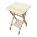 Ver imagem 1 de Mesa Peg Dobrável Tampo Retangular em Madeira Pinus