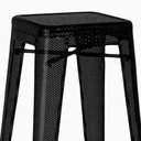Ver imagem 3 de Kit 4 Banquetas Altas Anm6930b Iron Tolix Titan Anima Office Vazada Preto Base Metal