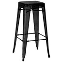 Ver imagem 2 de Kit 4 Banquetas Altas Anm6930b Iron Tolix Titan Anima Office Vazada Preto Base Metal