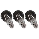 Ver imagem 1 de Lâmpada Led Fumê 30w Kit 3 Unid. Decorativa Vintage Iluminação Branco Quente Retrô Multifilamento Lu