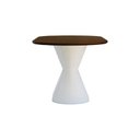 Ver imagem 4 de Mesa de Jantar Apollo Tampo Oblongo 180x90cm Branco/Amêndoa