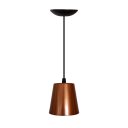 Ver imagem 1 de Pendente Luminária de Teto Cúpula Baldinho Retrô Suporte Plástico - Soquete E-27 – Abf Luminárias:co