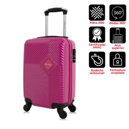 Mala de bordo pink PP Zug Swiss Move - 3