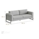 Ver imagem 3 de Sofá 3 Lugares 180cm Lin