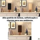 Ver imagem 3 de Abajur Pequena de Quarto Luminária de Mesa Madeira Moderna:Preto