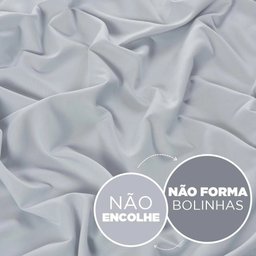 Jogo de Lençol Queen 3 Peças Toque de Seda Liso na Cor Cinza: Luxo e Conforto para Suas Noites - 4