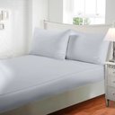 Ver imagem 1 de Jogo de Lençol Queen 3 Peças Toque de Seda Liso na Cor Cinza: Luxo e Conforto para Suas Noites