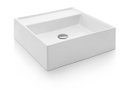 Ver imagem 1 de Cuba de Apoio Quadrada Branco 410x410x145mm - Docol Louças Docol Louças