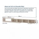 Ver imagem 5 de Rack Extensível TV até 75 Polegadas Planejado 304cm Aruá CabeCasa MadeiraOriginals Off White