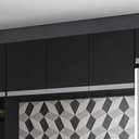 Ver imagem 6 de Cozinha Compacta Andréia 03 Peças com Balcão Gabinete 120cm Preto - Desk Design