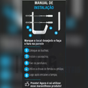Ver imagem 4 de Kit Acessorios para Banheiro Quadrado 5 Peças Cromado Luxo Único