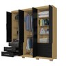 Guarda Roupa Artico 6 Portas 6 Gavetas Yescasa - 8