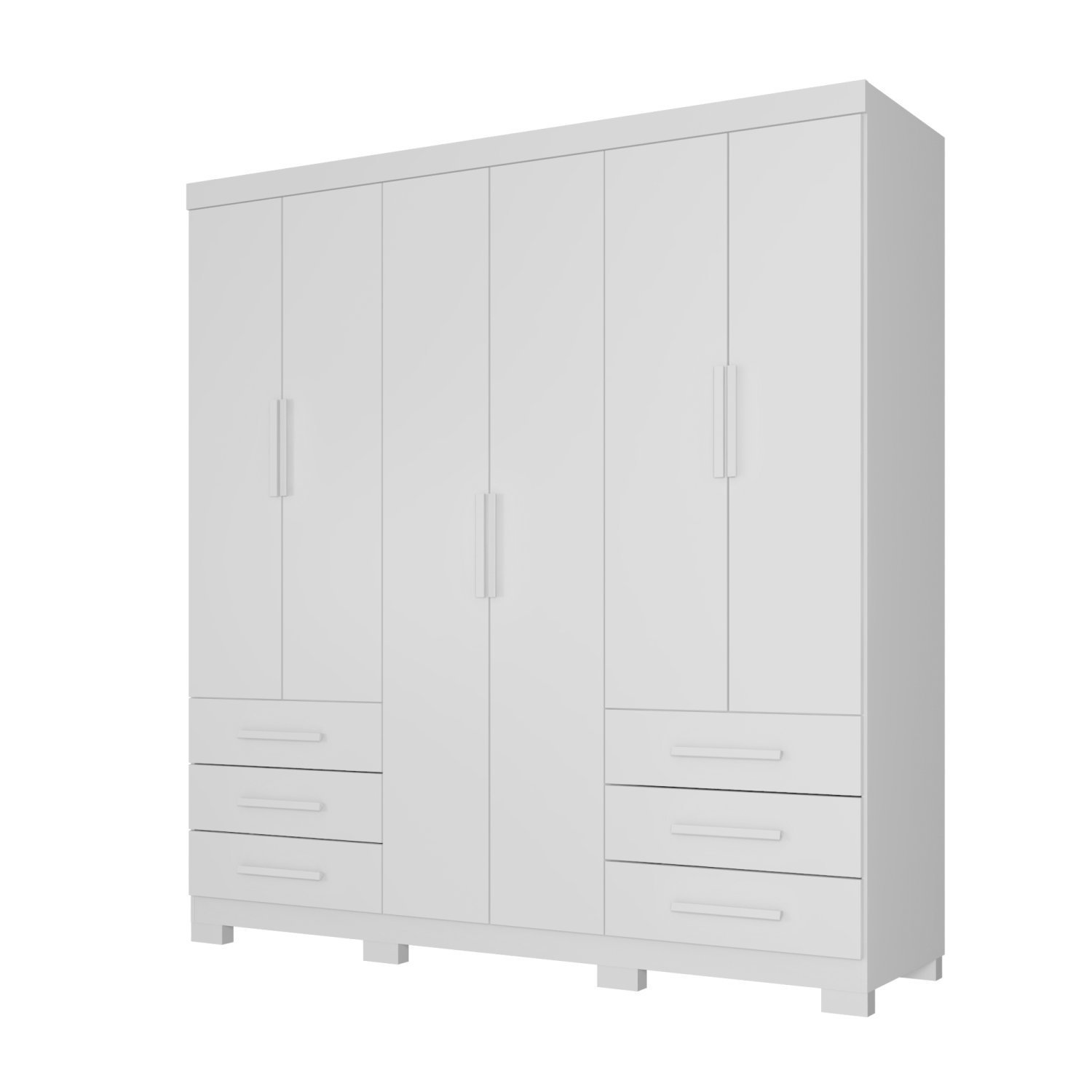 Guarda Roupa Artico 6 Portas 6 Gavetas Yescasa - 4