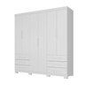 Guarda Roupa Artico 6 Portas 6 Gavetas Yescasa - 4