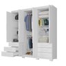 Guarda Roupa Artico 6 Portas 6 Gavetas Yescasa - 7